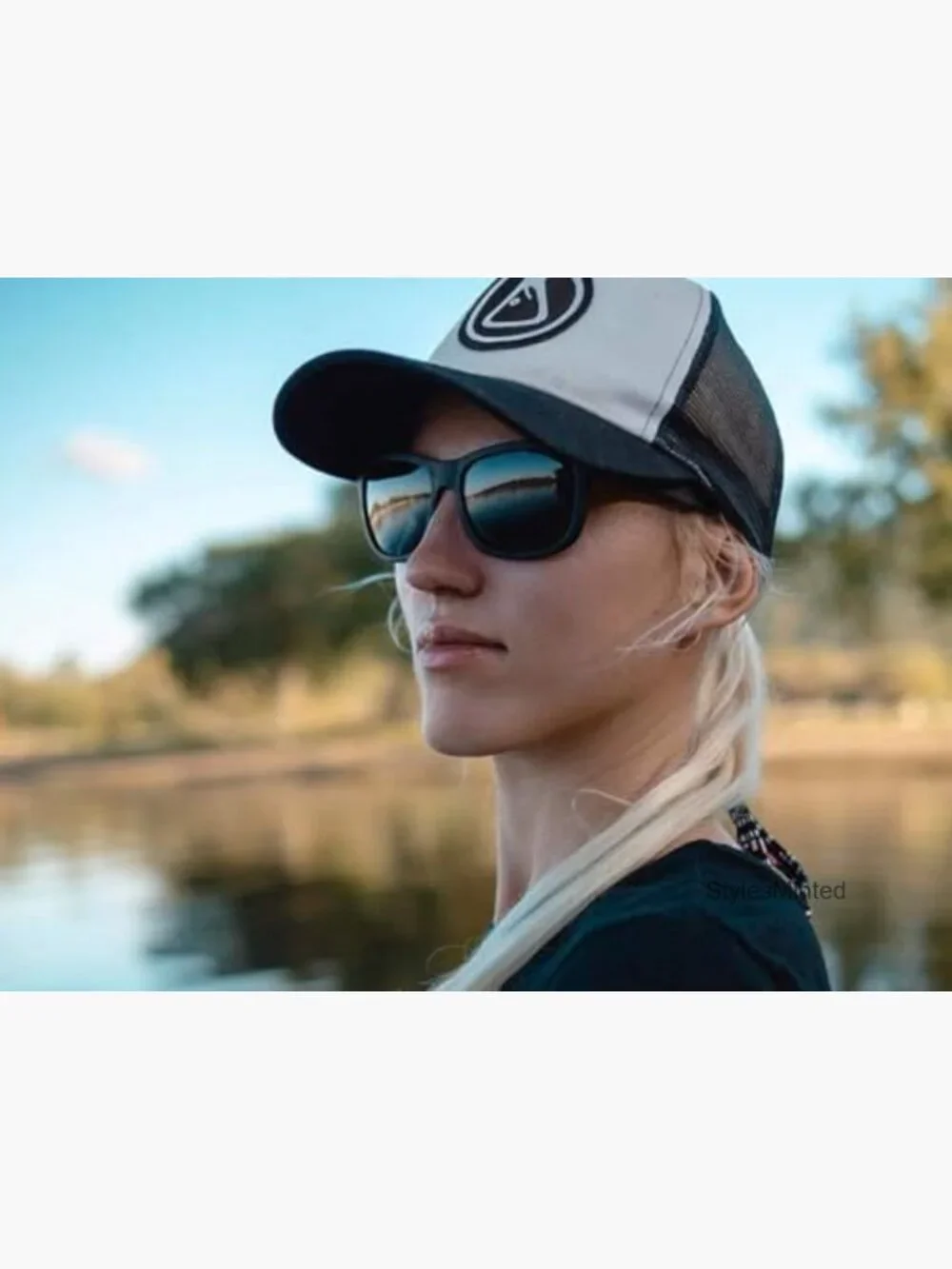 Lightweight Polarized Sunglasses with UV Protection - Square Frame